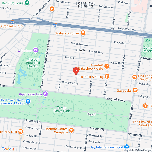 Map of 38.610798,-90.2516263